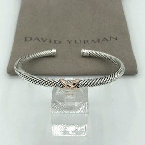 David Yurman X Station Bracelet with 18K Rose Gold